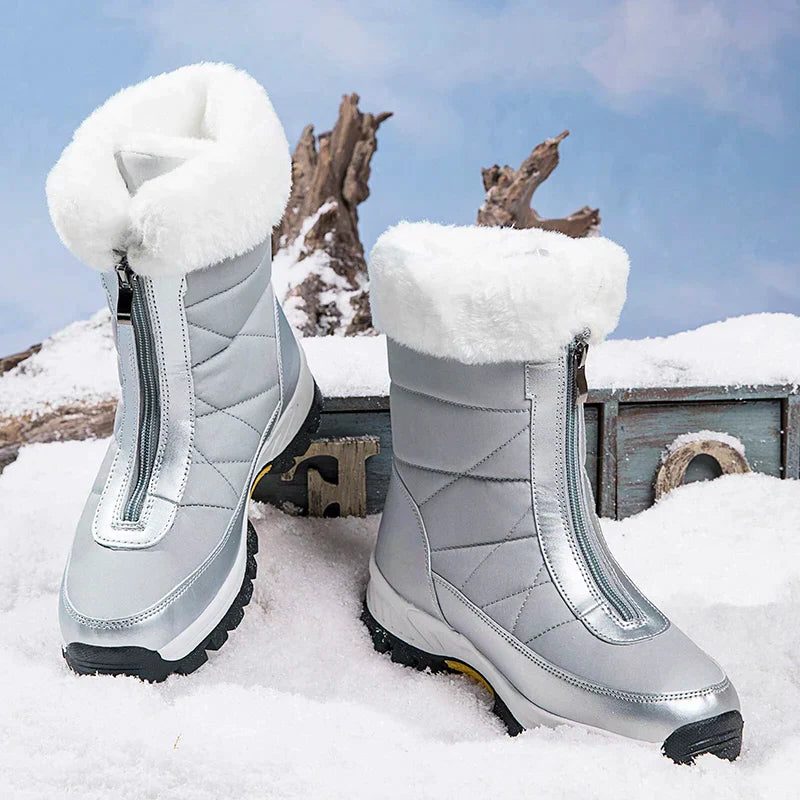 Mariette | Snow Boots with Faux Fur Cuff for Women