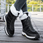 Mariette | Snow Boots with Faux Fur Cuff for Women