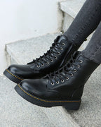 Melusine | Lace-Up Platform Ankle Boots for Women