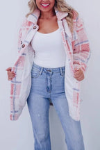 Miramar | Checkered Cardigan with Button-Down for Women