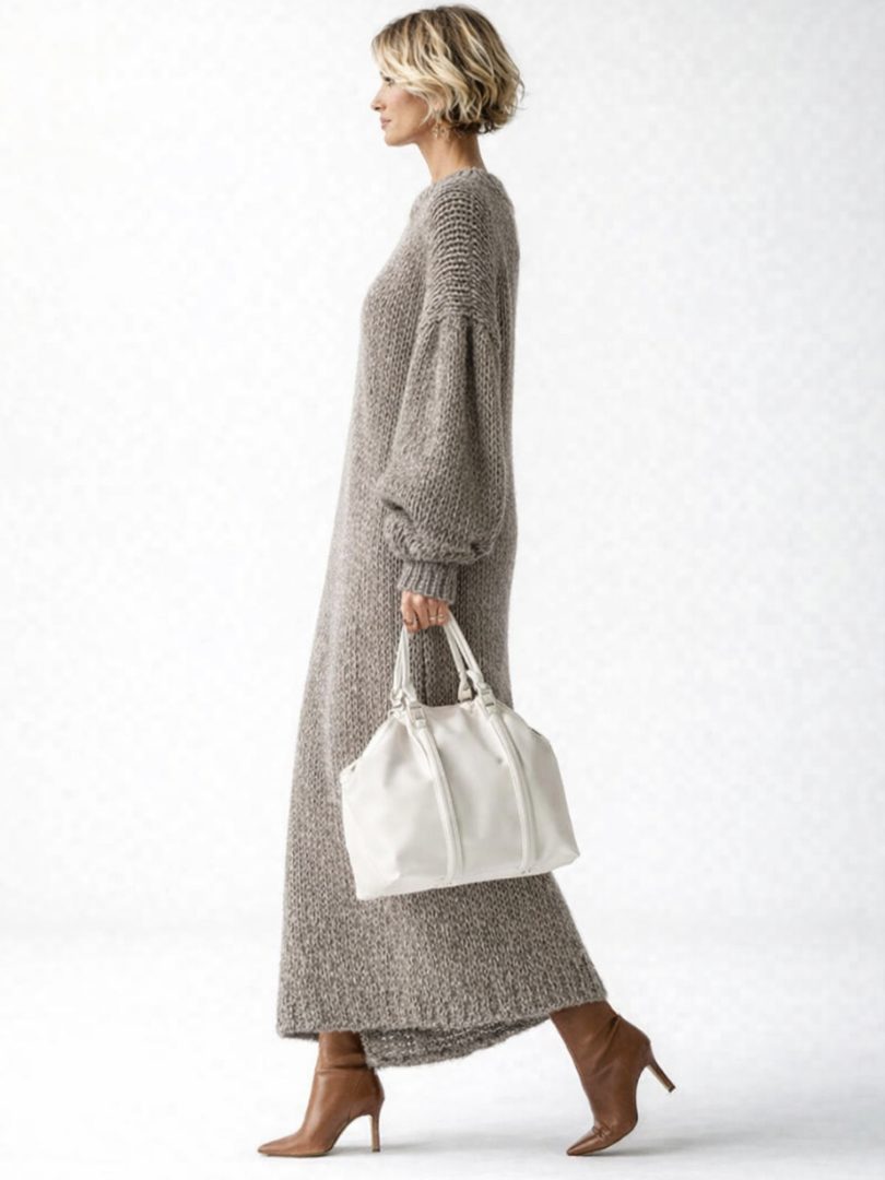 Monique | Knit Oversized Maxi Sweater Dress for Women