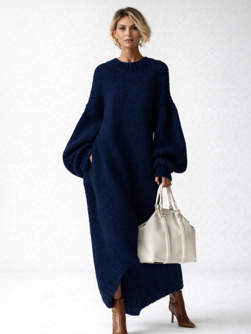 Monique | Knit Oversized Maxi Sweater Dress for Women