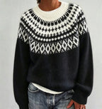 Olalla | Fair Isle Sweater with Crew Neck for Women