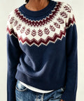 Olalla | Fair Isle Sweater with Crew Neck for Women