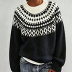 Olalla | Fair Isle Sweater with Crew Neck for Women