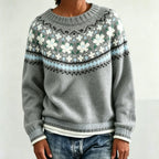 Olalla | Fair Isle Sweater with Crew Neck for Women