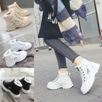 Olwen | Sherpa-Lined Lace-Up Winter Ankle Boots for Women