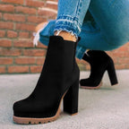 Oonagh | Platform Block Heel Ankle Boots for Women