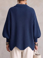 Victoire | Oversized Collared Cardigan