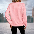 Posey | Cable Knit Zip-Up Sweater for Women