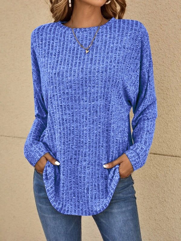 Qiana | Ribbed Knit Jumper with Long Sleeves for Women