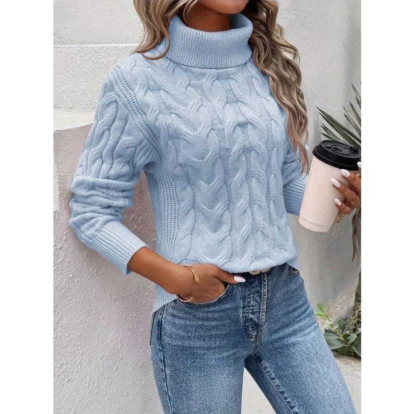 Ravenna | Chunky Knit Turtleneck Sweater for Women