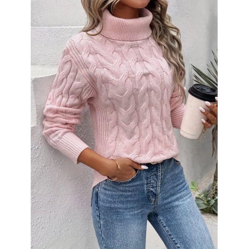 Ravenna | Chunky Knit Turtleneck Sweater for Women