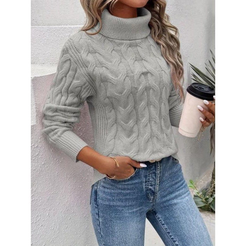 Ravenna | Chunky Knit Turtleneck Sweater for Women
