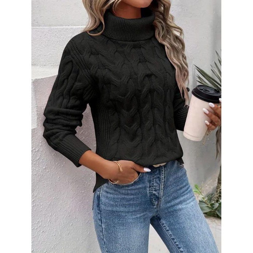 Ravenna | Chunky Knit Turtleneck Sweater for Women