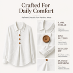 Wing-Collar Blouse