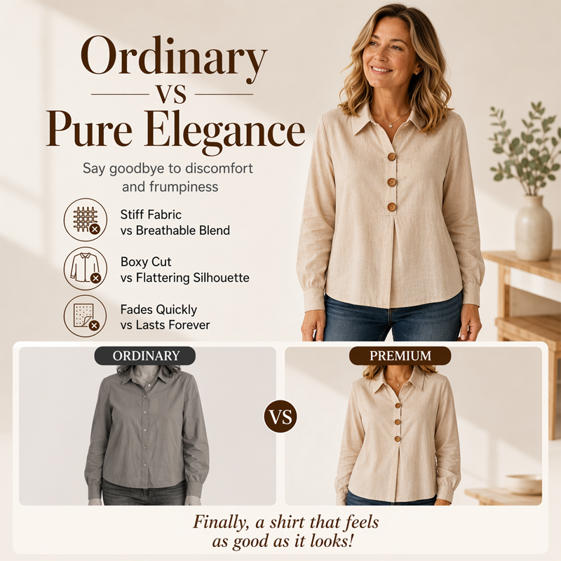Wing-Collar Blouse
