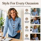 Wing-Collar Blouse