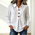 Wing-Collar Blouse