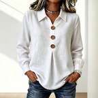 Wing-Collar Blouse