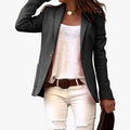 Theophania | Notch Lapel Button-Down Blazer for Women