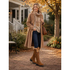 Ulrike | Lace-Up Knee-High Platform Winter Boots for Women
