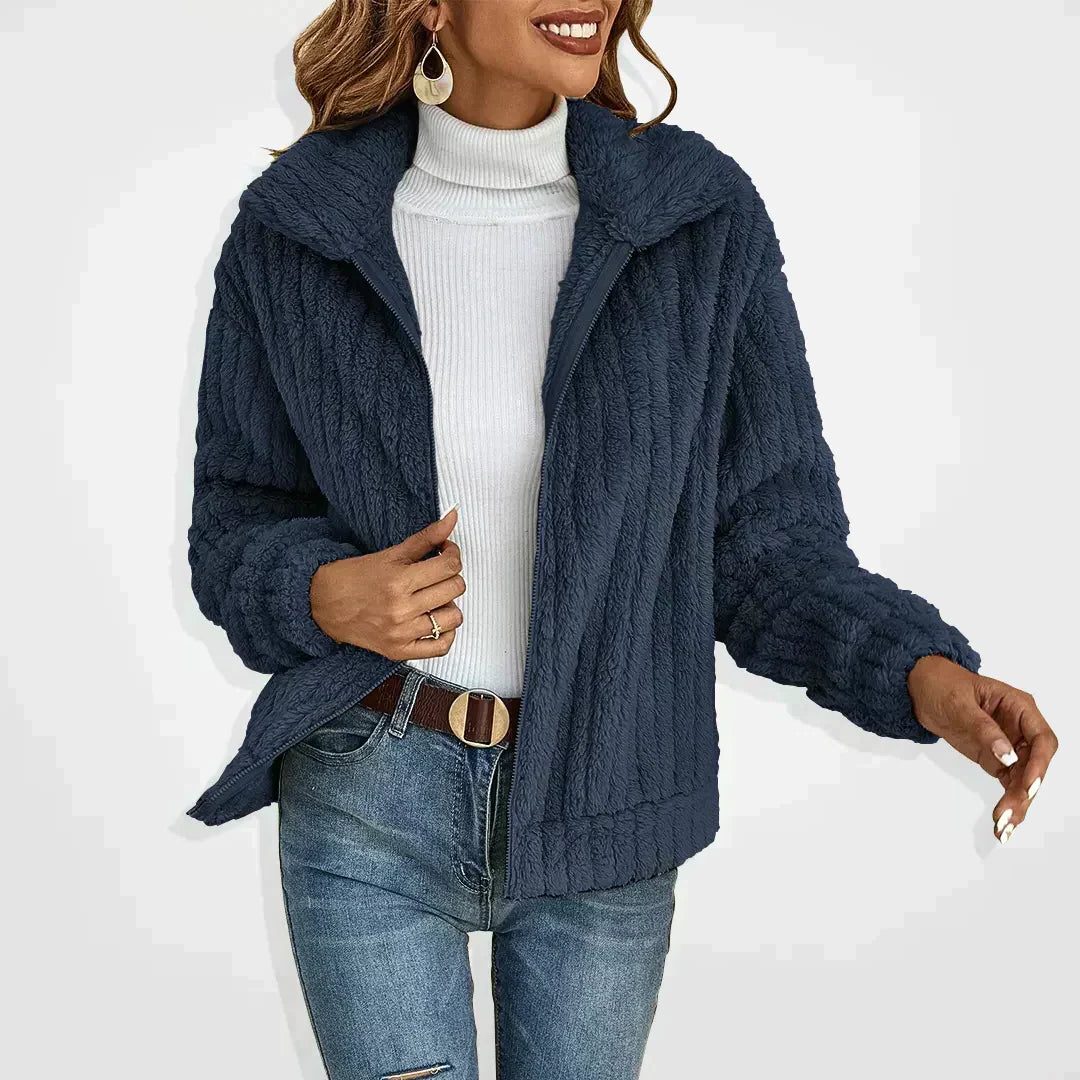 Valencia | Longline Fleece Cardigan for Women