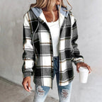 Victorine | Plaid Oversized Cardigan for Women