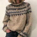 Wanda | Fair Isle Chunky Knit Sweater for Women