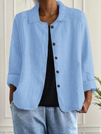 Zara | Oversized Blazer with Button Front for Women