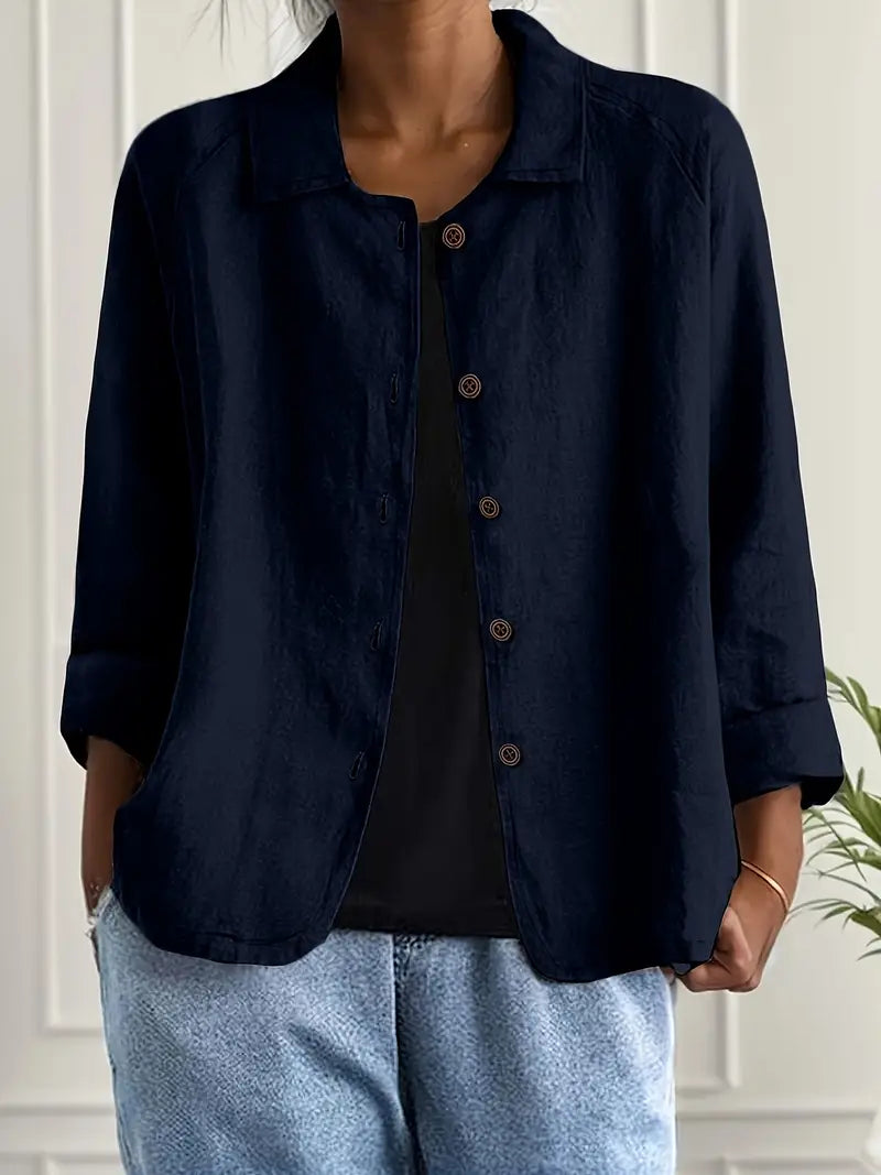 Zara | Oversized Blazer with Button Front for Women