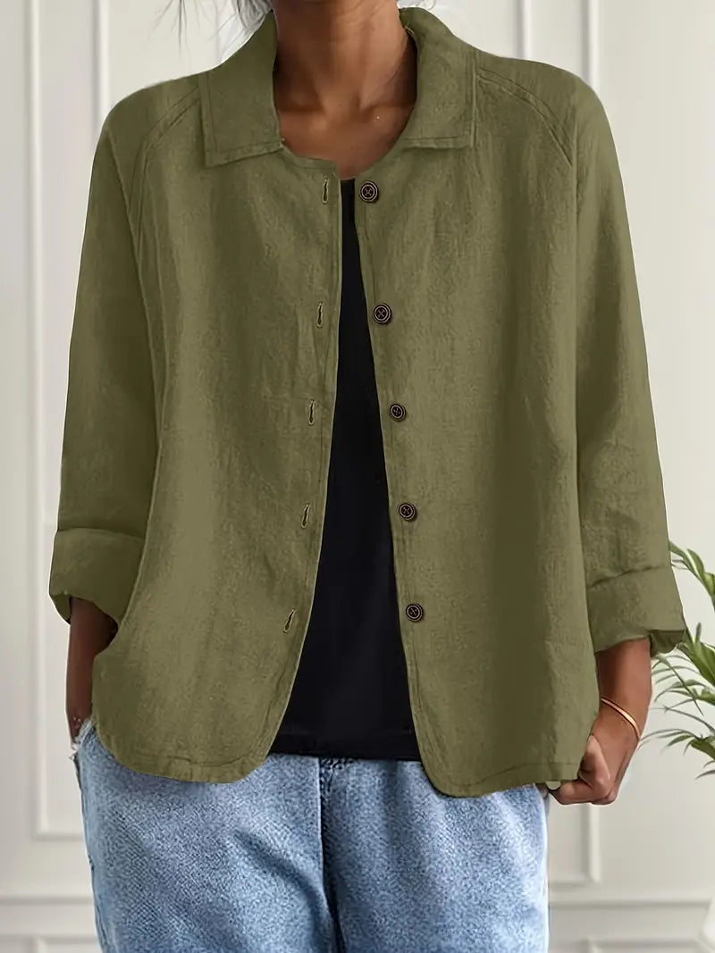 Zara | Oversized Blazer with Button Front for Women